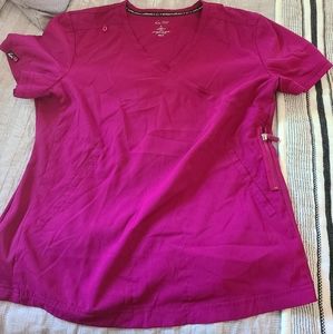 NWOT Koi light scrub top